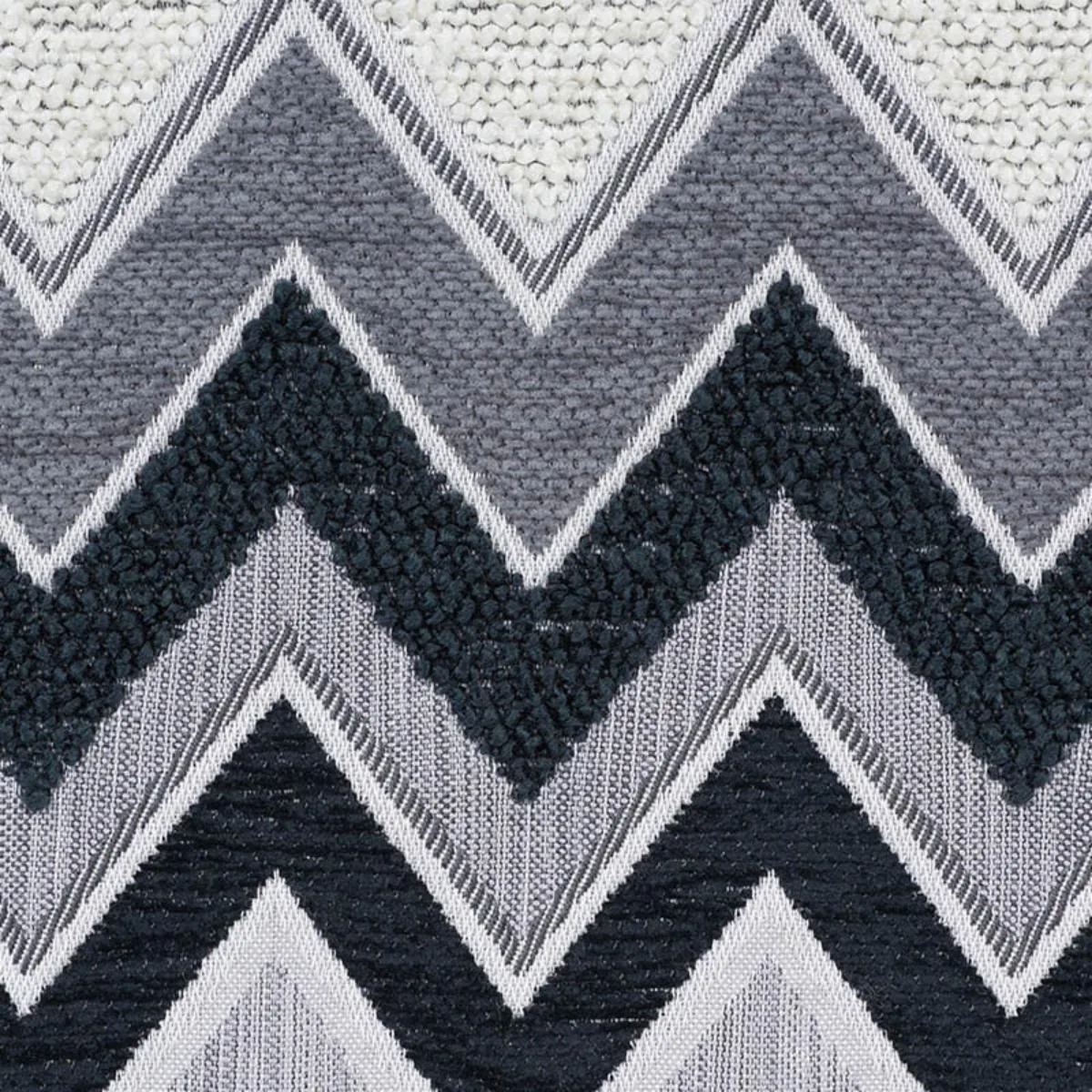 Schumacher 76302 Zenyatta Mondatta Ii Charcoal fabric swatch