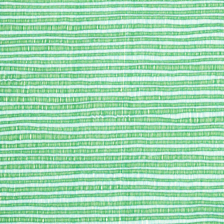 Schumacher 81371 Zeta Handwoven Texture Green fabric swatch