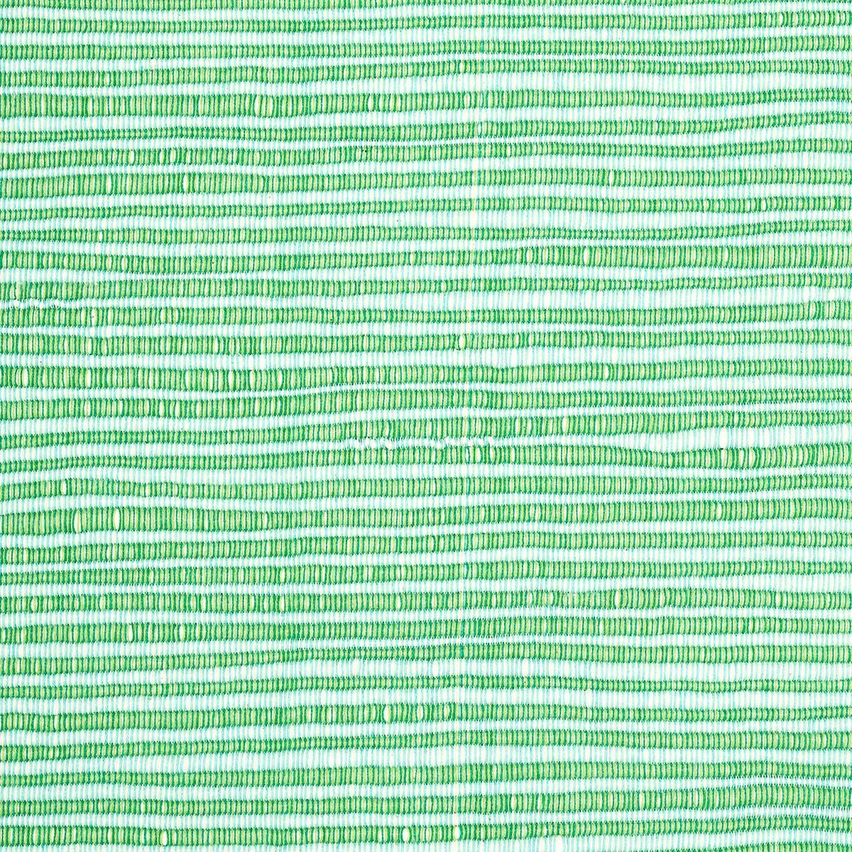 Schumacher 81371 Zeta Handwoven Texture Green fabric swatch
