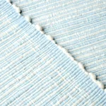 Schumacher 81372 Zeta Handwoven Texture Sky fabric swatch