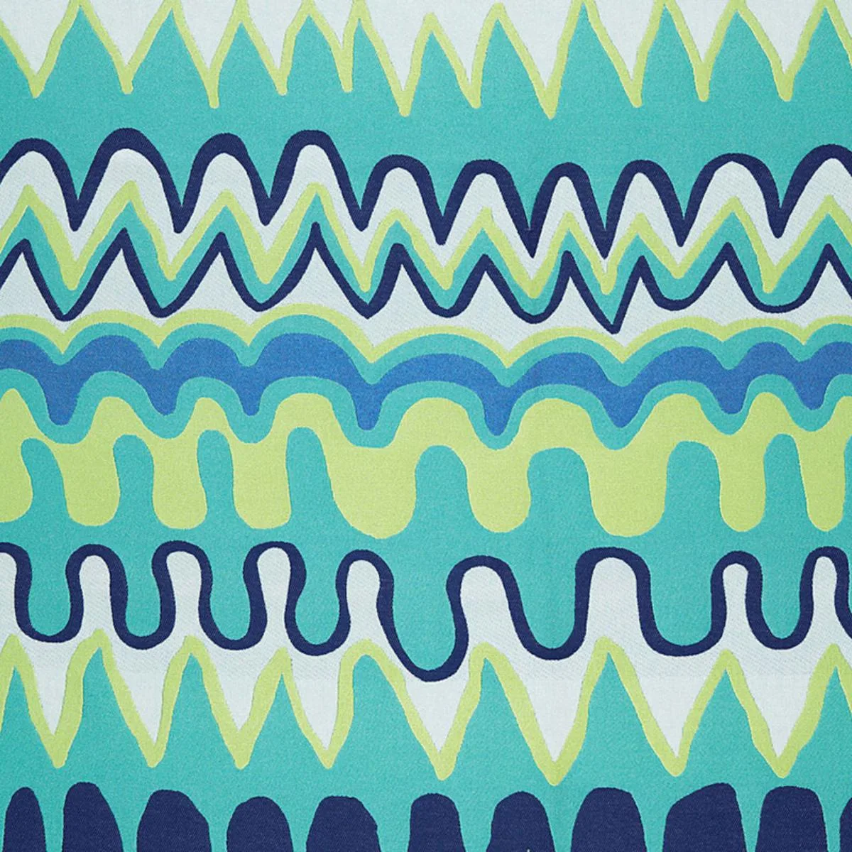 Schumacher 65330 Zig Zag Weave Indoor/Outdoor Laguna fabric swatch