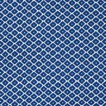 Schumacher 174487 Ziggurat Blue fabric swatch