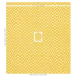 Schumacher 174489 Ziggurat Yellow fabric swatch