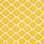 Schumacher 174489 Ziggurat Yellow fabric swatch