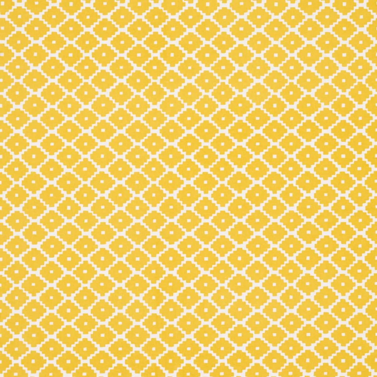 Schumacher 174489 Ziggurat Yellow fabric swatch