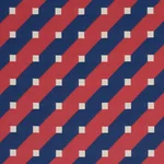 Schumacher 87610 Zilla Stripe Americana fabric swatch