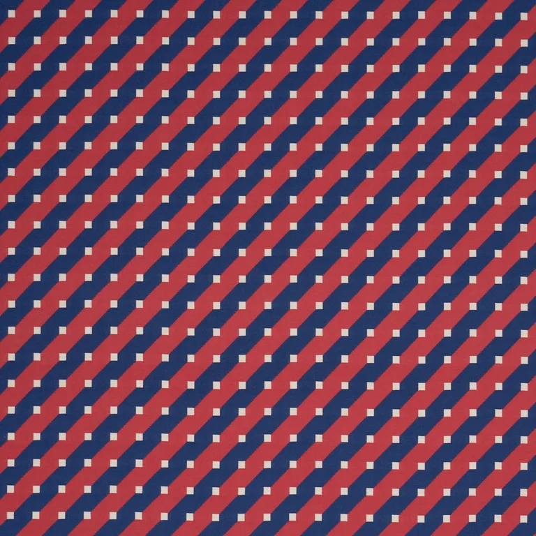 Schumacher 87610 Zilla Stripe Americana fabric swatch
