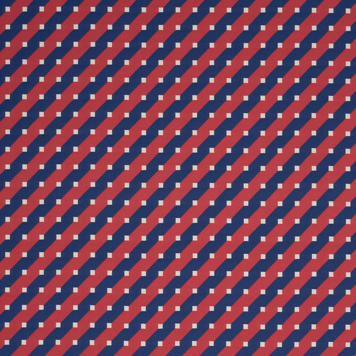 Schumacher 87610 Zilla Stripe Americana fabric swatch