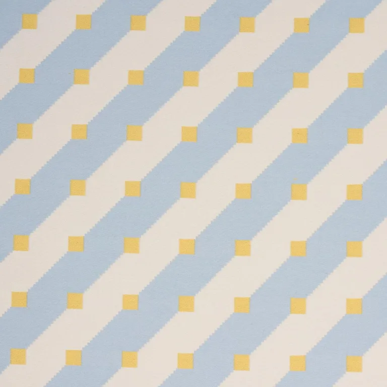 Schumacher 87612 Zilla Stripe Sky fabric swatch