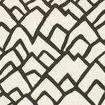 Schumacher 2644330 Zimba Charcoal fabric swatch
