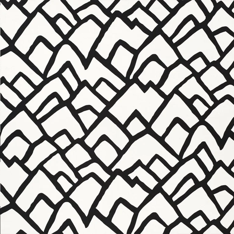 Schumacher 2644336 Zimba Ebony fabric swatch