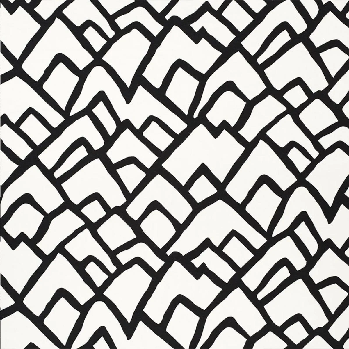 Schumacher 2644336 Zimba Ebony fabric swatch