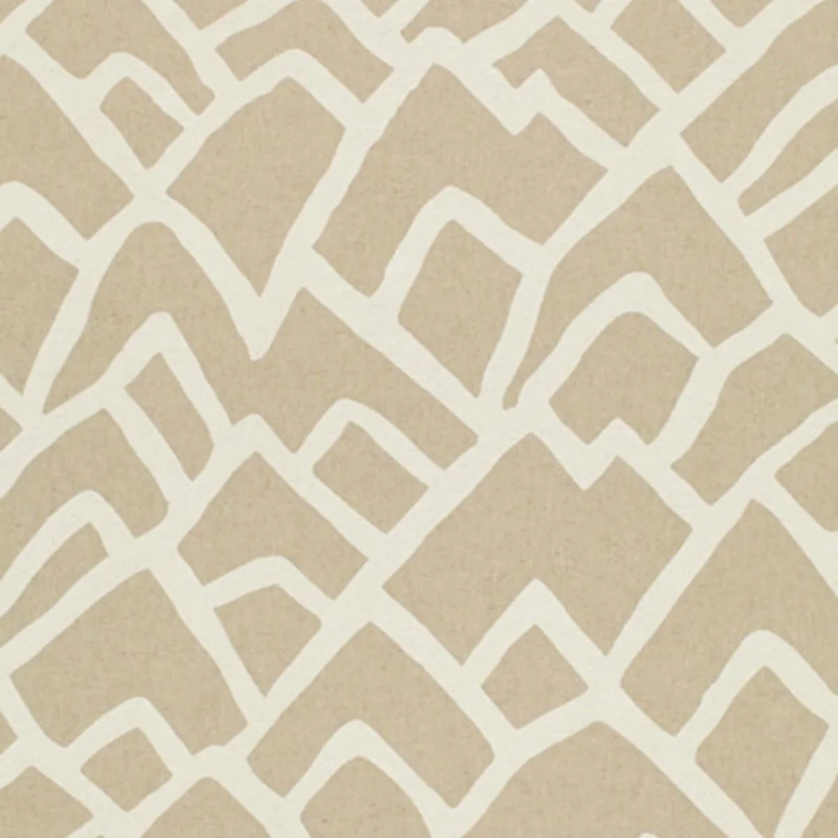 Schumacher 2644333 Zimba Natural fabric swatch