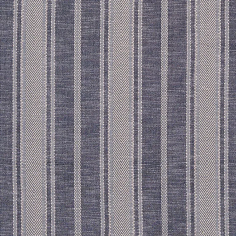 Schumacher 71911 Zina Stripe Blue fabric swatch