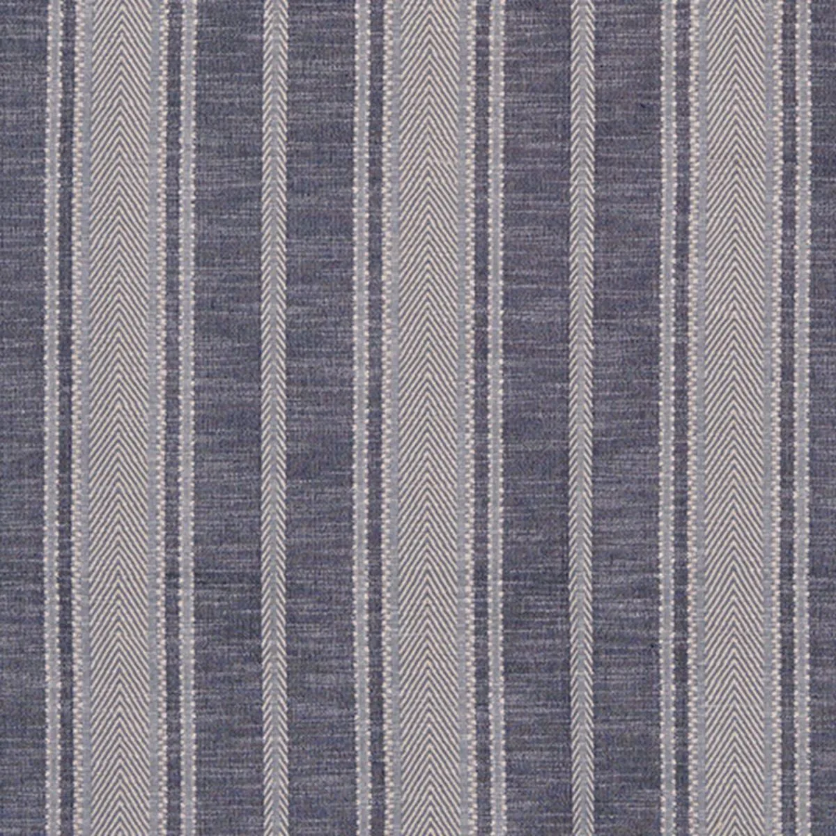 Schumacher 71911 Zina Stripe Blue fabric swatch