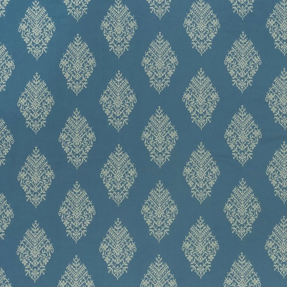 Schumacher 70221 Zinda Embroidery Bay fabric swatch