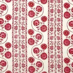 Schumacher 179341 Zinnia Handmade Print Pink fabric swatch