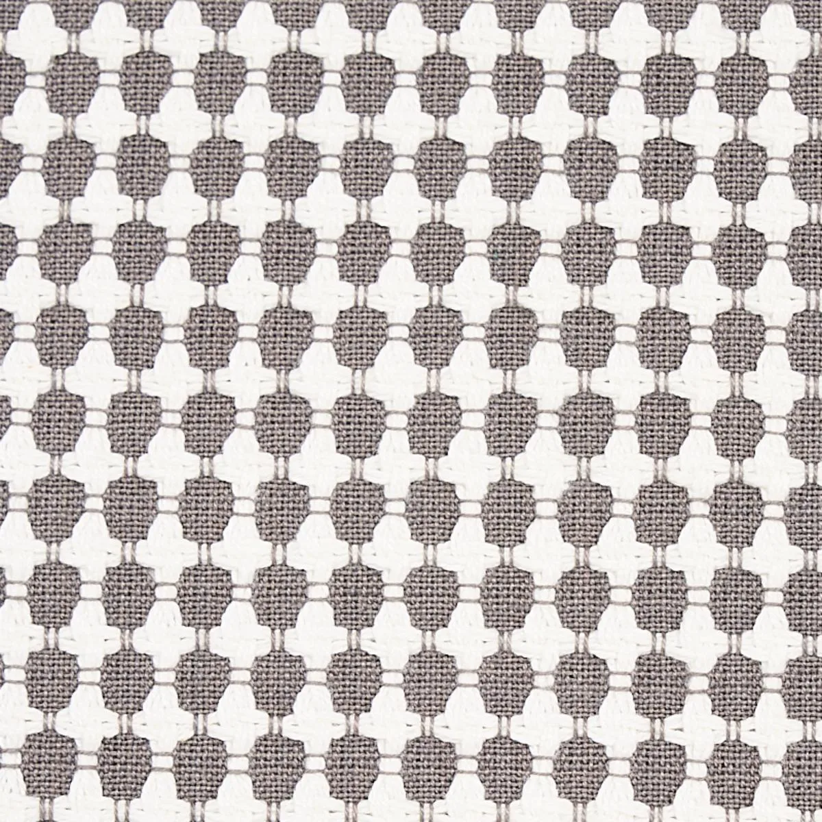 Schumacher 70527 Zipster Grey fabric swatch
