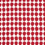 Schumacher 70525 Zipster Red fabric swatch