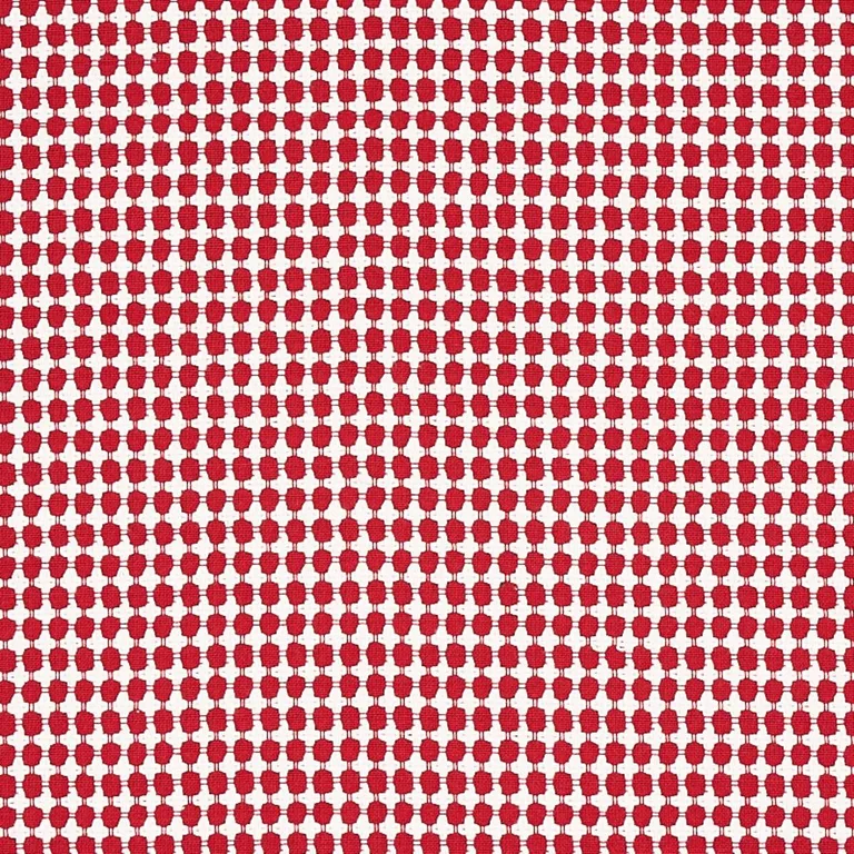 Schumacher 70525 Zipster Red fabric swatch