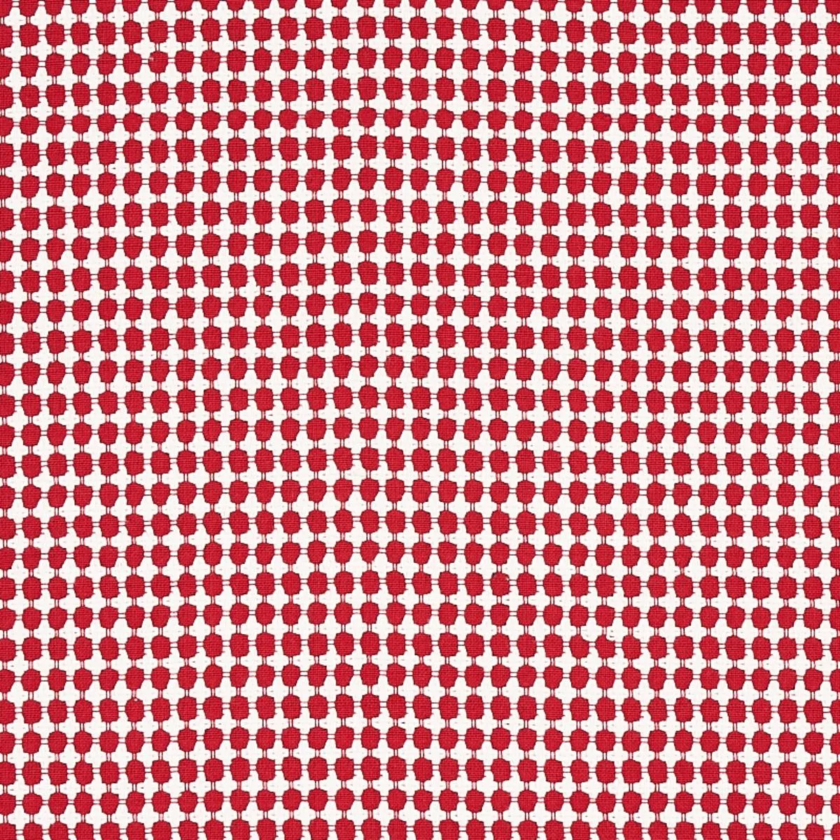 Schumacher 70525 Zipster Red fabric swatch