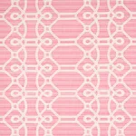 Schumacher 71935 Ziz Embroidery Pink fabric swatch