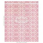 Schumacher 71935 Ziz Embroidery Pink fabric swatch