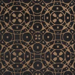 Schumacher 72921 Zodiac Velvet Onyx fabric swatch