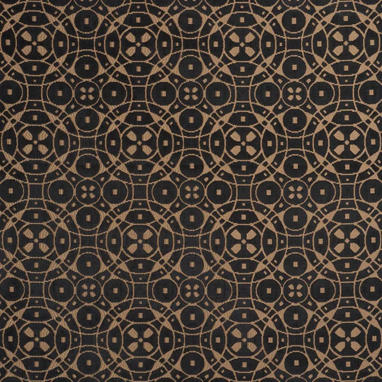 Schumacher 72921 Zodiac Velvet Onyx fabric swatch