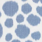 Schumacher 73410 Zoe Blue fabric swatch