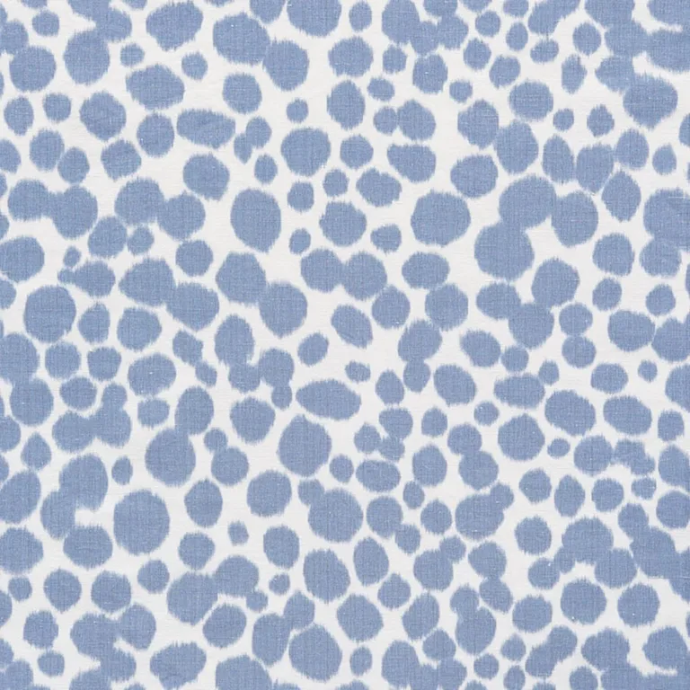 Schumacher 73410 Zoe Blue fabric swatch