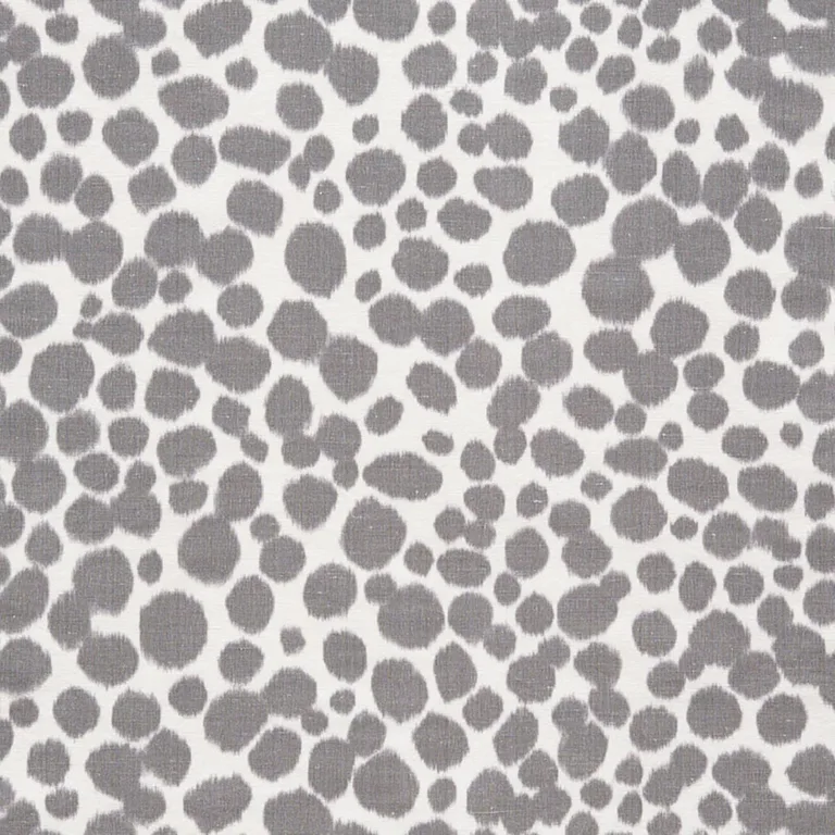 Schumacher 73413 Zoe Graphite fabric swatch