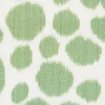 Schumacher 73411 Zoe Green fabric swatch