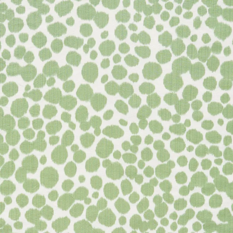 Schumacher 73411 Zoe Green fabric swatch