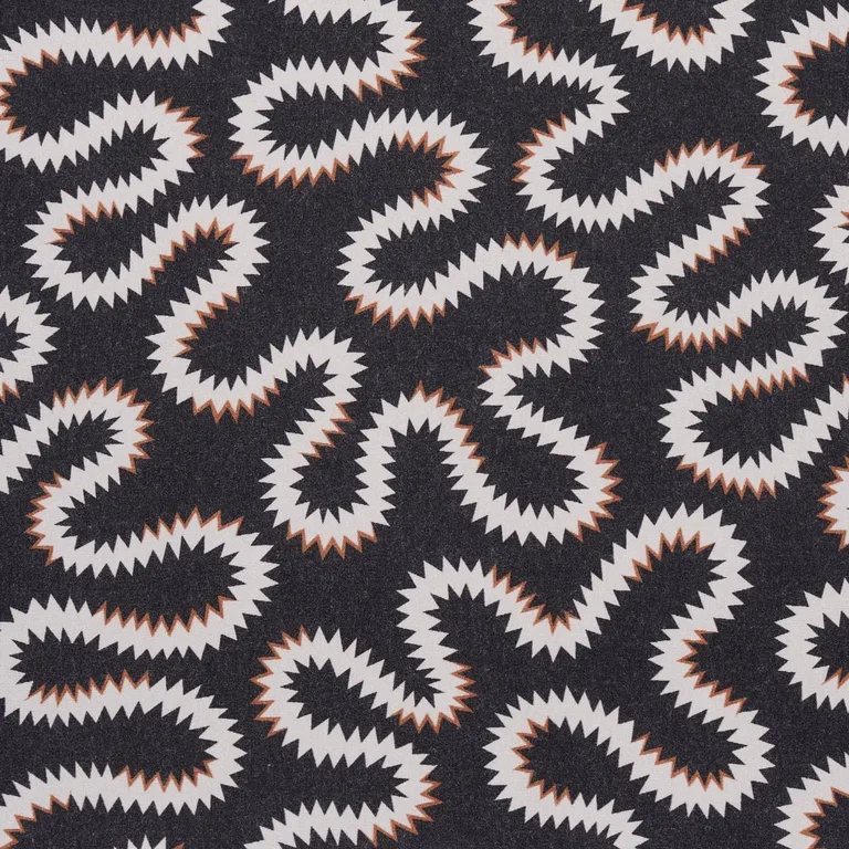 Schumacher 180552 Zoelie Carbon fabric swatch