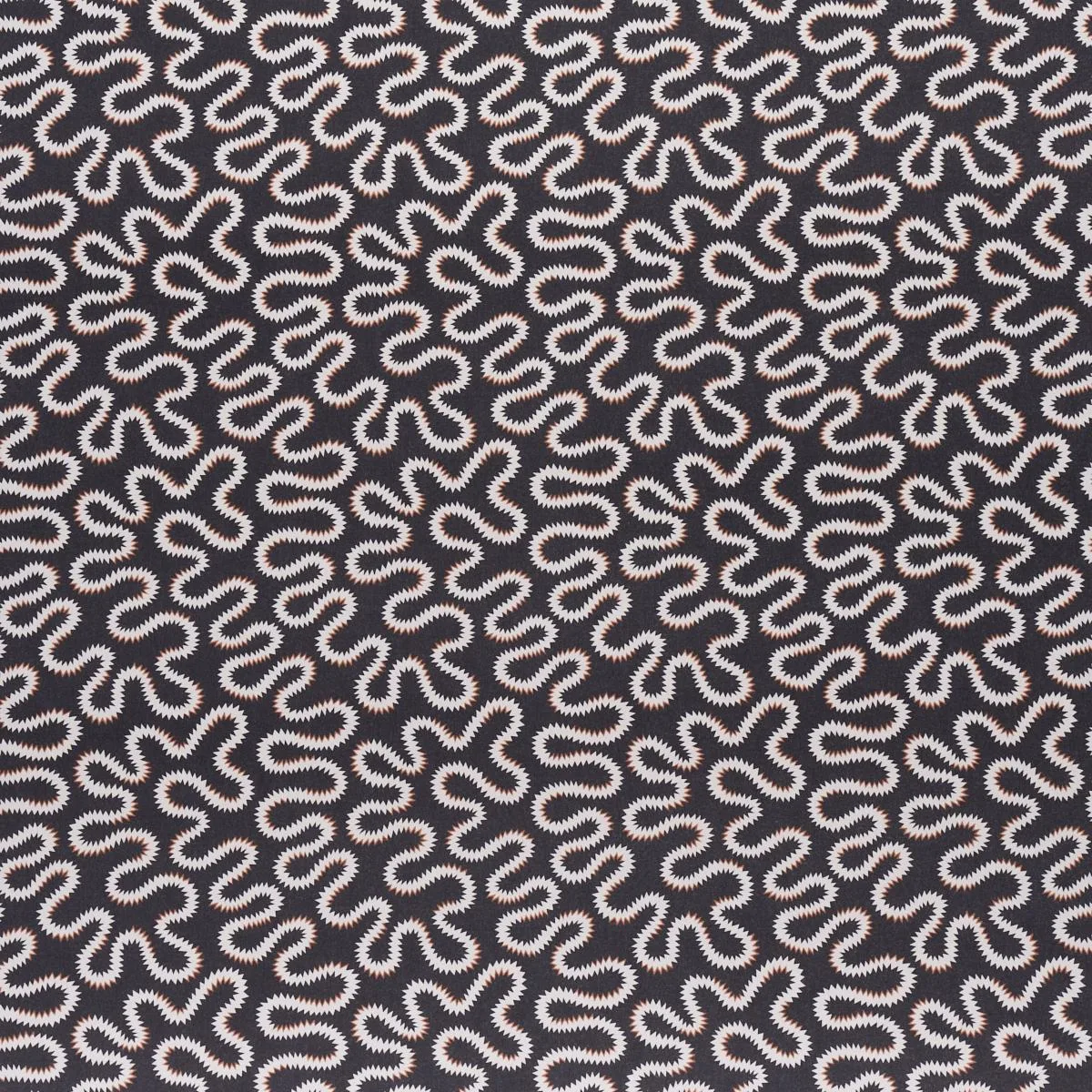 Schumacher 180552 Zoelie Carbon fabric swatch