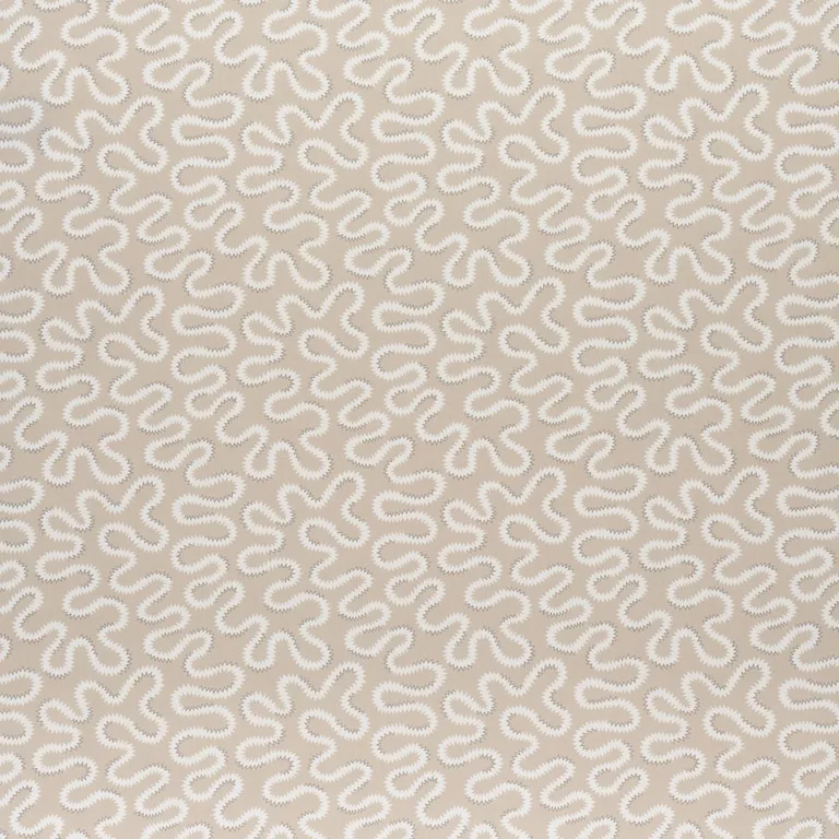 Schumacher 180551 Zoelie Natural fabric swatch
