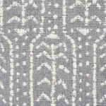 Schumacher 73761 Zonda Indoor/Outdoor Charcoal fabric swatch