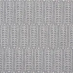Schumacher 73761 Zonda Indoor/Outdoor Charcoal fabric swatch