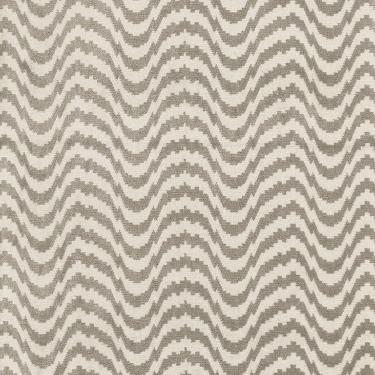 Schumacher 68462 Zorio Velvet Driftwood fabric swatch