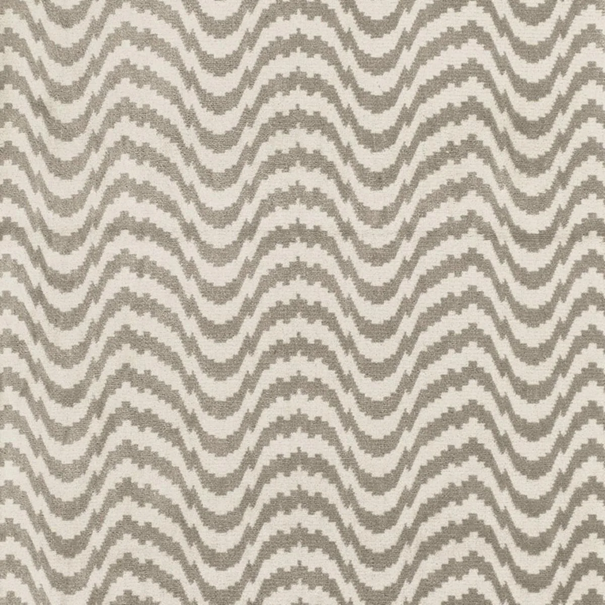 Schumacher 68462 Zorio Velvet Driftwood fabric swatch