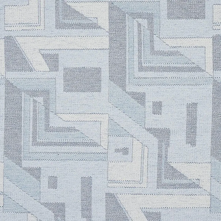 Schumacher 80581 Zsuzsa Chambray fabric swatch