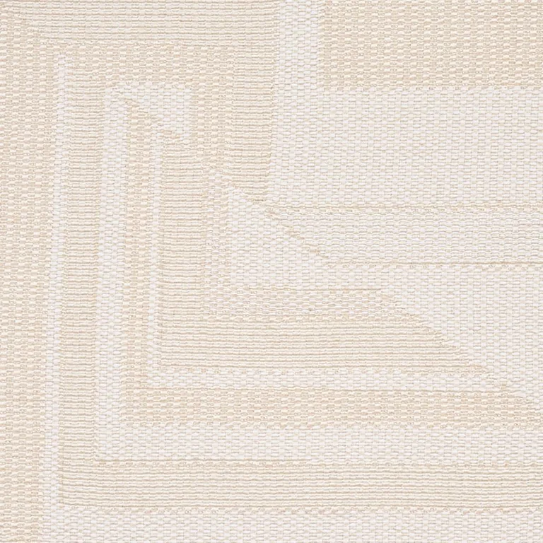 Schumacher 80580 Zsuzsa Ivory fabric swatch