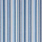 Schumacher 78731 Zuni Stripe Blue fabric swatch