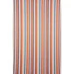Schumacher 78730 Zuni Stripe Blue & Orange fabric swatch