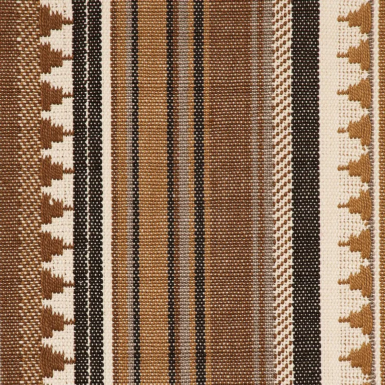 Schumacher 78734 Zuni Stripe Dune fabric swatch