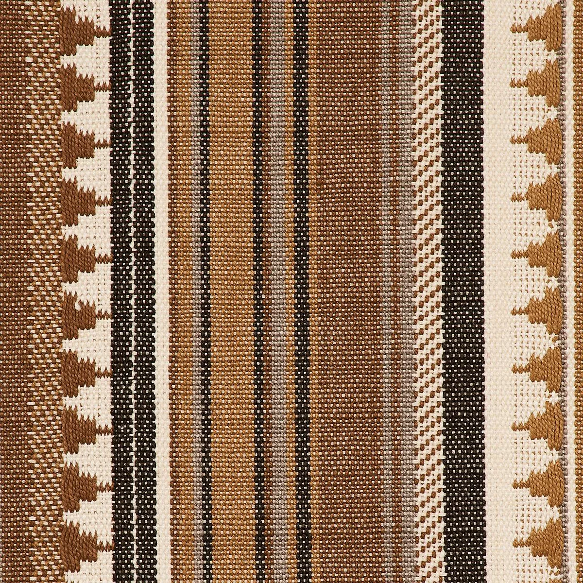 Schumacher 78734 Zuni Stripe Dune fabric swatch