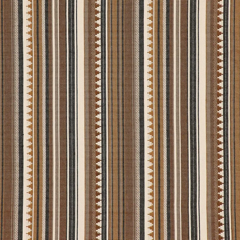Schumacher 78734 Zuni Stripe Dune fabric swatch