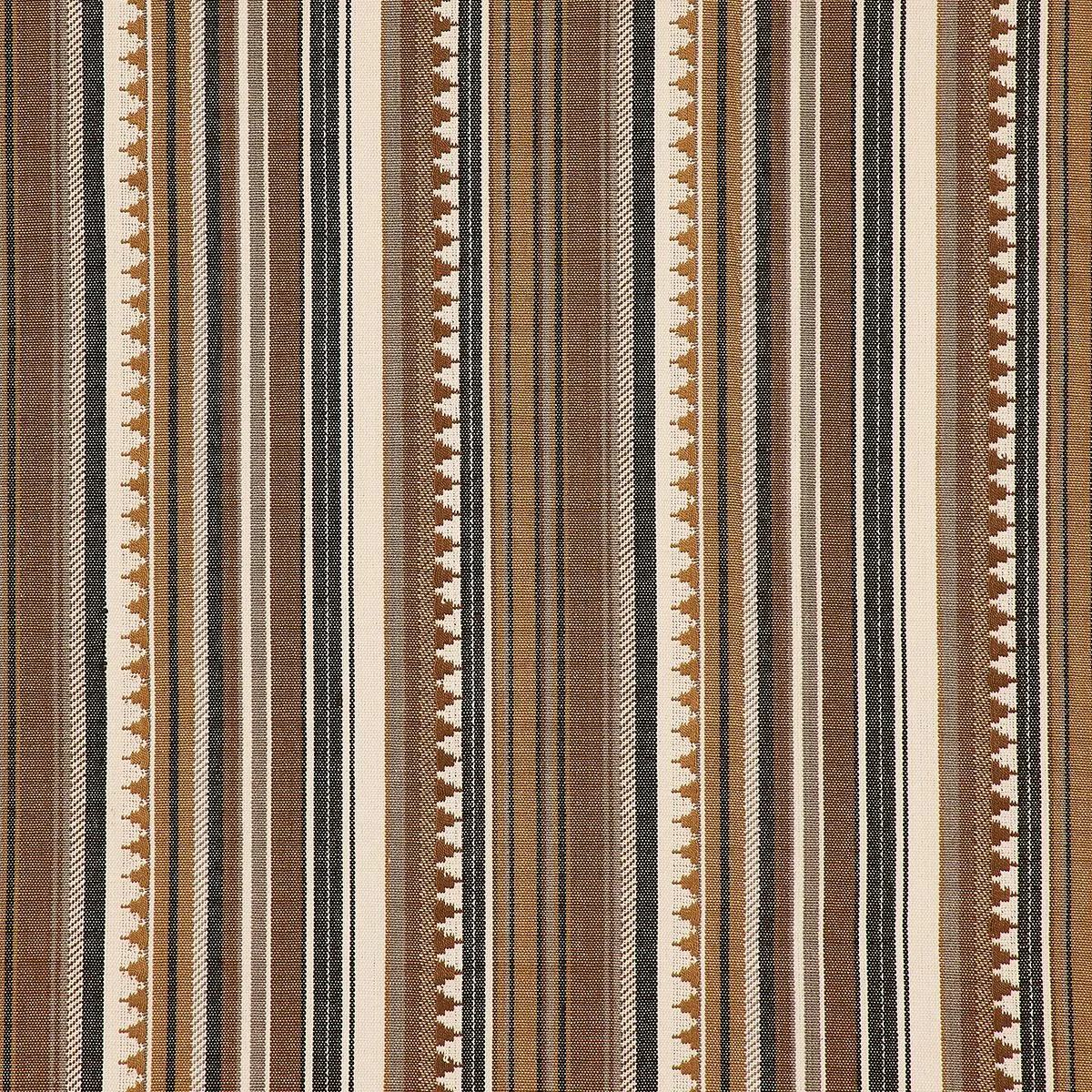 Schumacher 78734 Zuni Stripe Dune fabric swatch