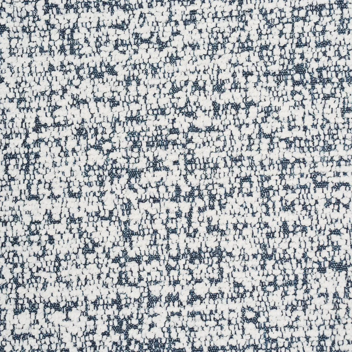 Schumacher 84202 Zuzu Indoor/Outdoor White On Navy fabric swatch